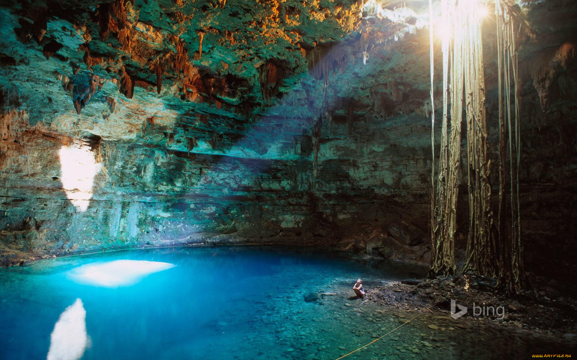 Вода в подземных реках и озерах. Сеноты в Мексике. Сенот пещера Мексика. Сеноты Юкатана. Юкатан Мексика.